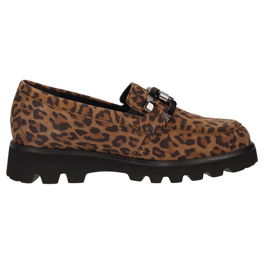 Sioux Meredira-751-H Mocassins Imprimé Léopard  
