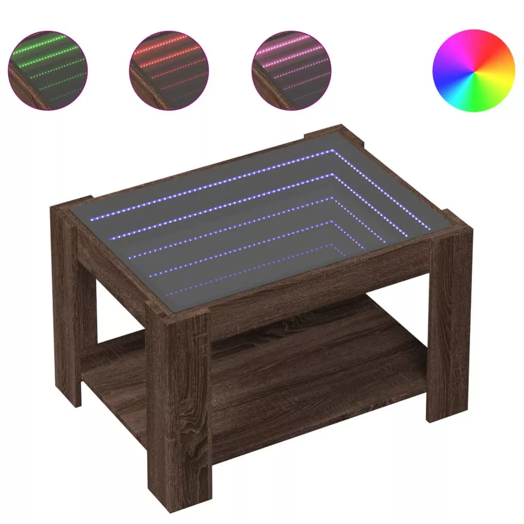 VidaXL - Table basse bois d'ingénierie, One Size, Marron