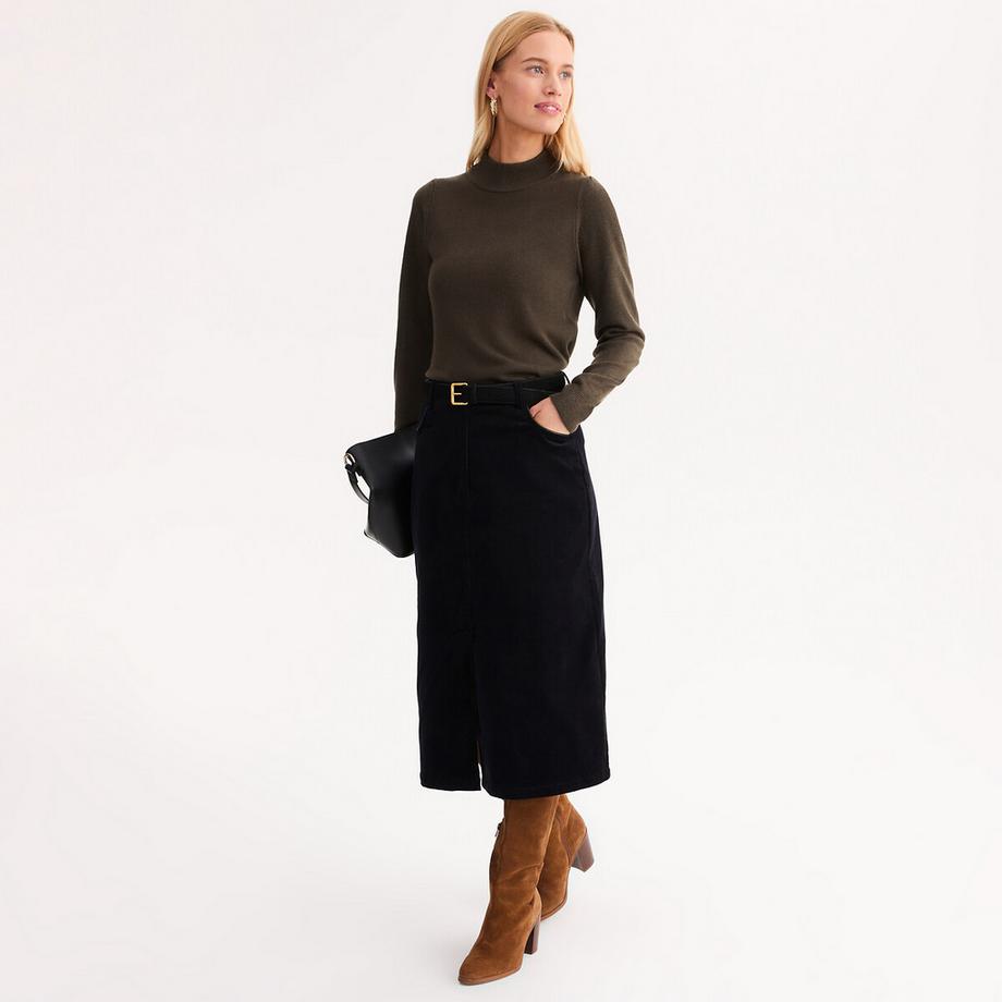 La Redoute Collections Ausgestellter Samtrock  