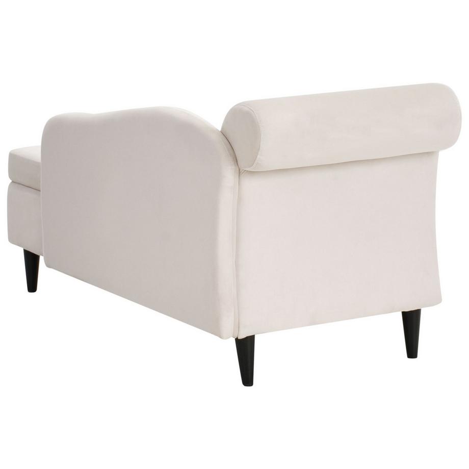 Beliani Chaise longue côté gauche en Velours Glamour LUIRO  