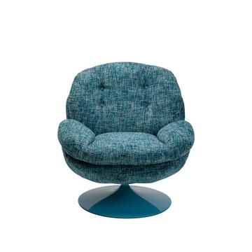 Fauteuil pivotant Cosy bleu
