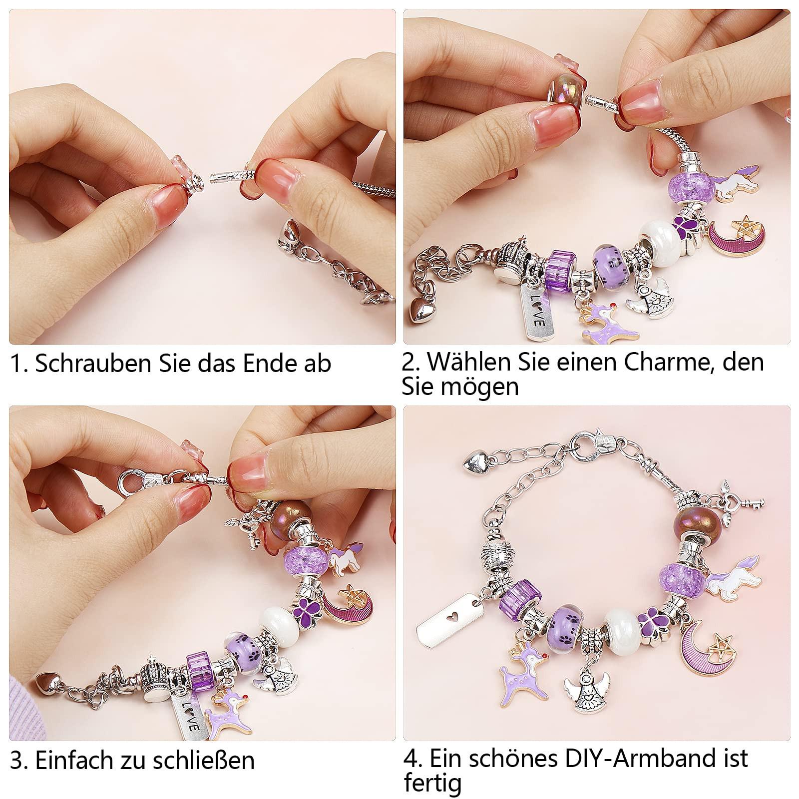 Activity-board  Schmuck Craft Kits, Charm Armband Craft Kit DIY 