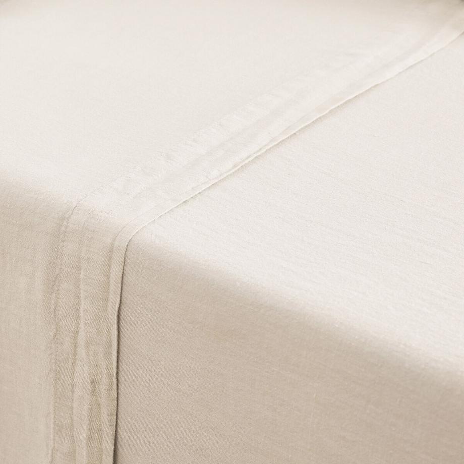 La Redoute Intérieurs Drap Plat Linot en Lin Prélavé  