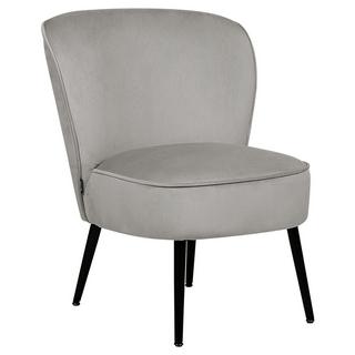 Beliani Fauteuil en Velours Traditionnel VOSS  