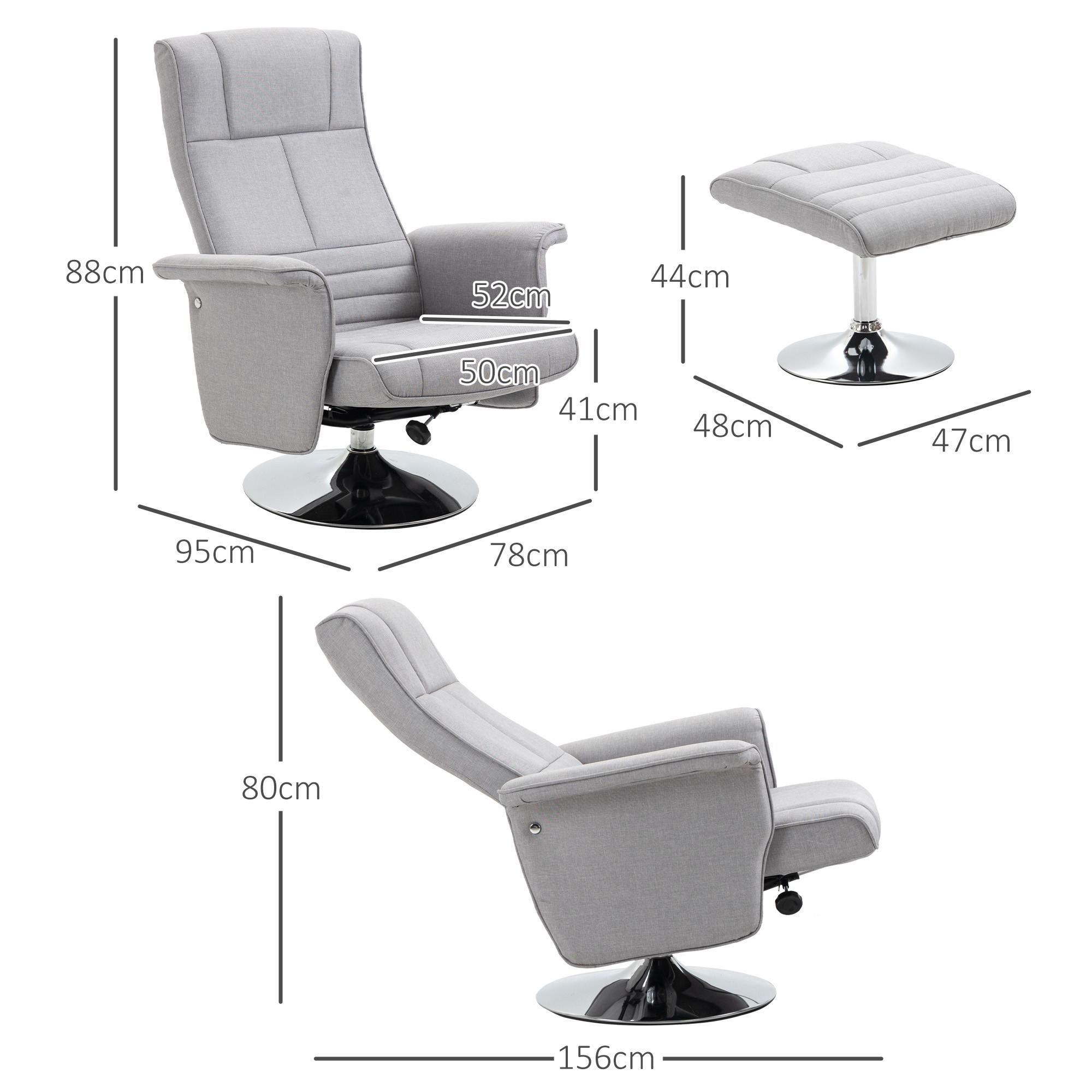 HOMCOM Fauteuil de relaxation  