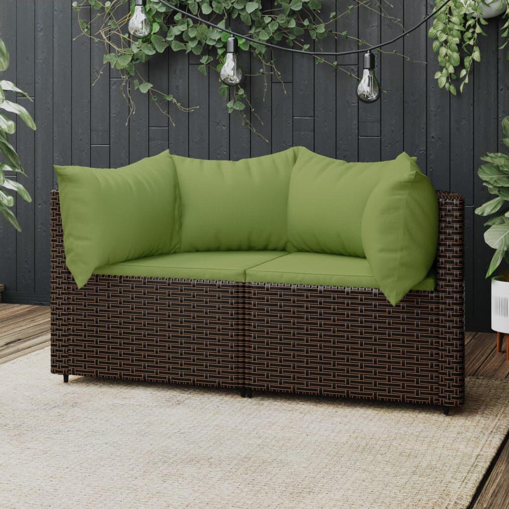 VidaXL Ecksofa poly-rattan  