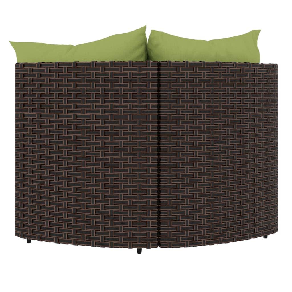 VidaXL Ecksofa poly-rattan  