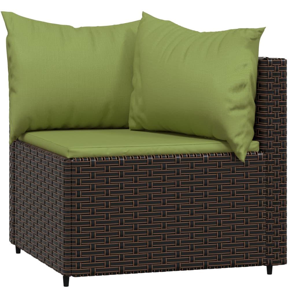 VidaXL Ecksofa poly-rattan  