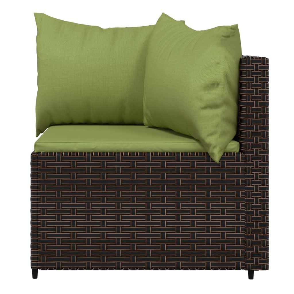 VidaXL Ecksofa poly-rattan  