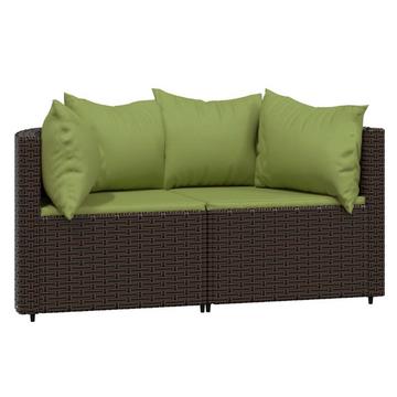 Ecksofa poly-rattan