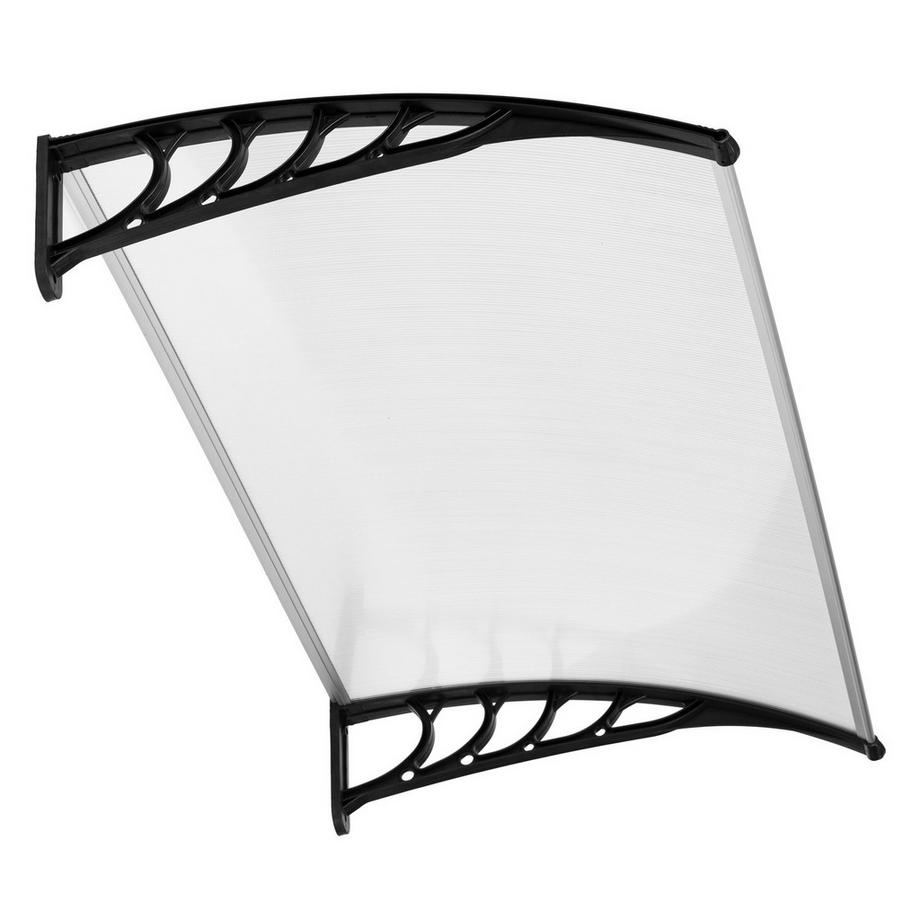 B2X Vordach über der Tür 150x100 cm, Abdeckung aus Polycarbonat  
