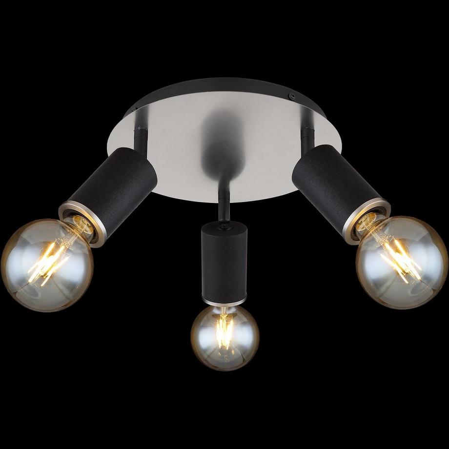 mutoni Strahler Joseba Metall  matt 3xE27  