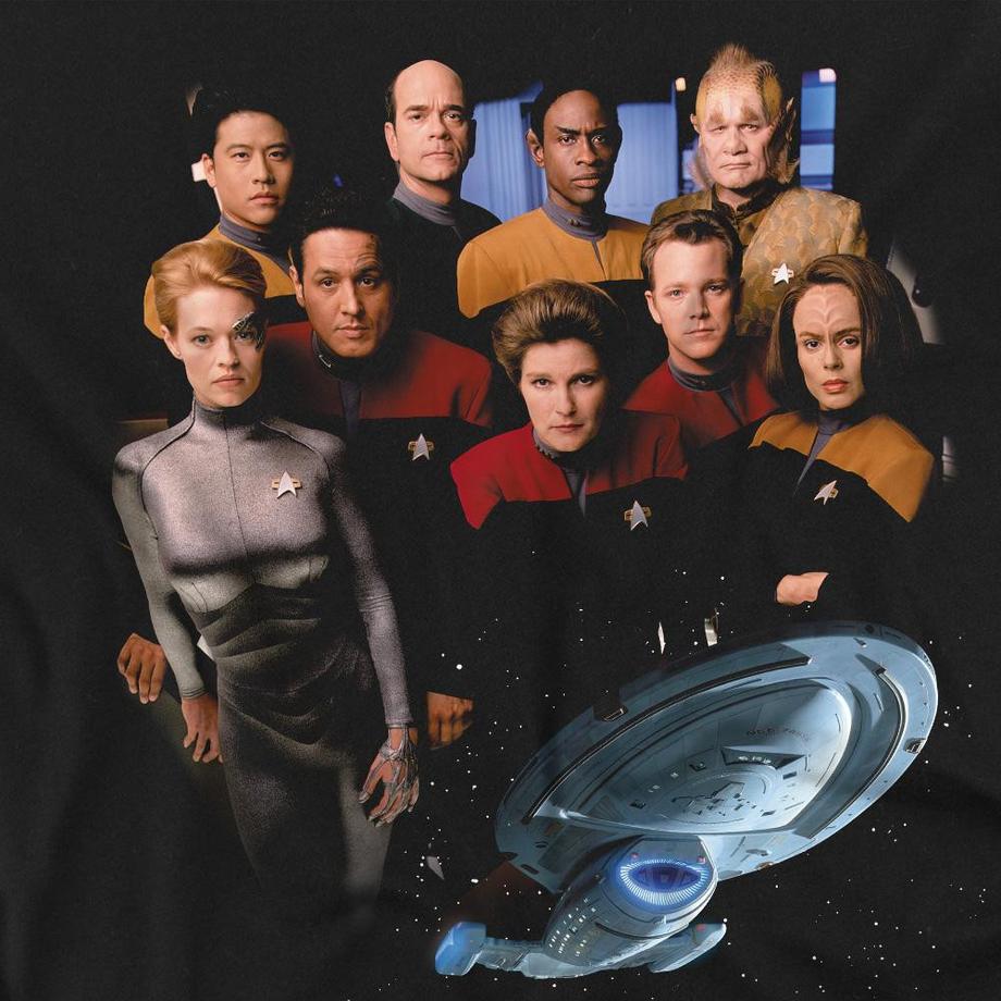 Star Trek Voyager T-Shirt Imprimé  
