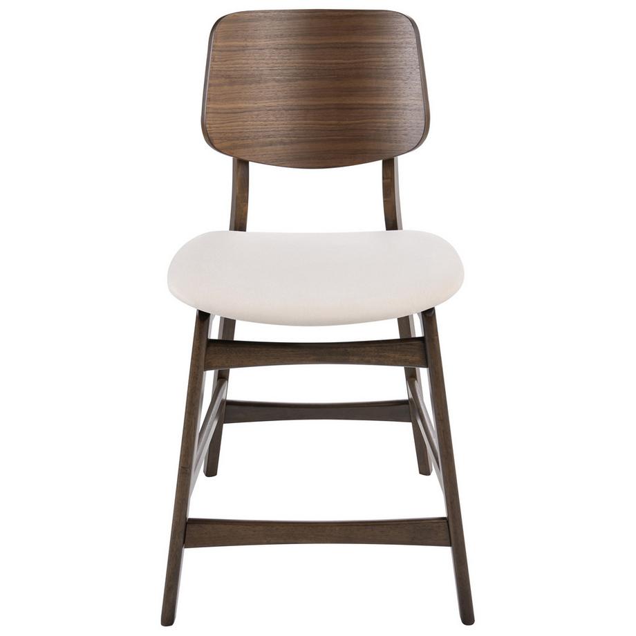 Beliani Lot de 2 chaises de bar en Bois d'hévéa  MAYER  