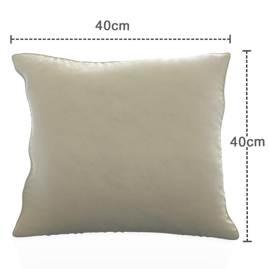 Intirilife 2x Copricuscino in Velluto  