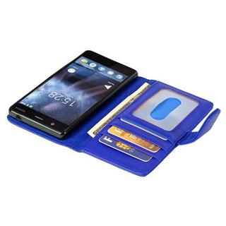 Cadorabo  Housse compatible avec Nokia 3 2017 - Coque de protection avec fermeture magnétique et 3 emplacements pour cartes 