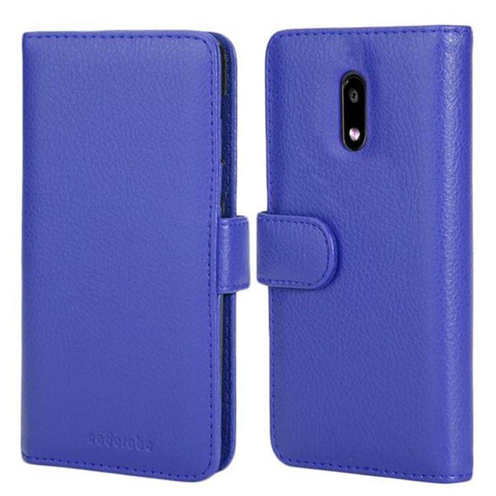 Cadorabo  Housse compatible avec Nokia 3 2017 - Coque de protection avec fermeture magnétique et 3 emplacements pour cartes 