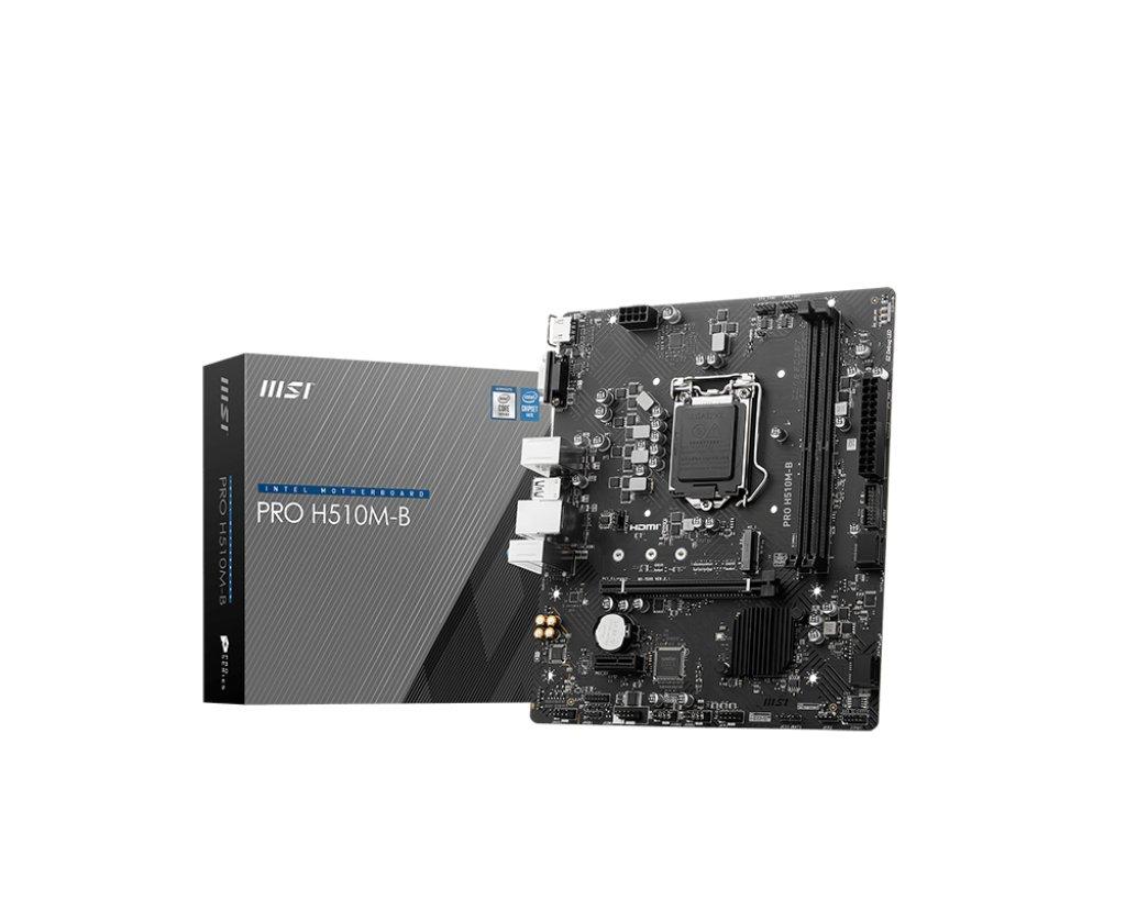 MSI  PRO H510M-B carte mère Intel H470 LGA 1200 (Socket H5) micro ATX 