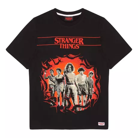 Stranger Things T-shirt  Noir