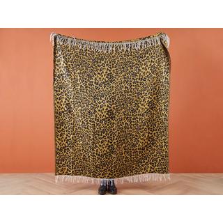 Beliani Couverture Douillette en Acrylique Boho Jamune  