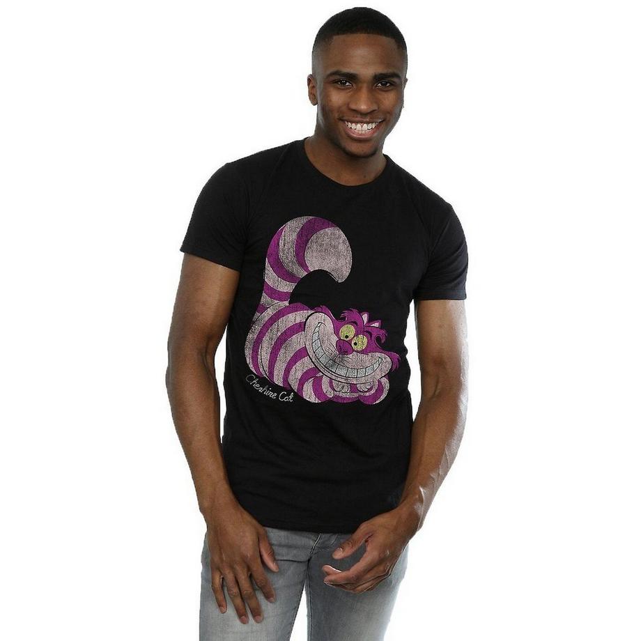 Alice in Wonderland Cheshire Cat Grafik Print T-Shirt  