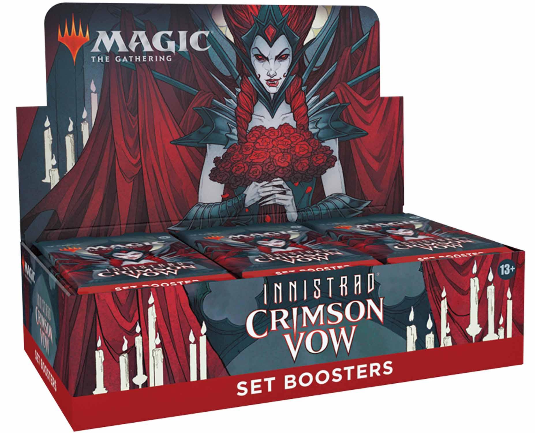 Wizards of the Coast  Innistrad Crimson Vow Set Booster Box - Magic the Gathering - EN 