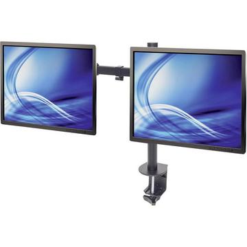 2fach Monitor-Tischhalterung 33,0 cm (13) - 81,3 cm (32) Schwarz Höhenverstellbar, Neigbar