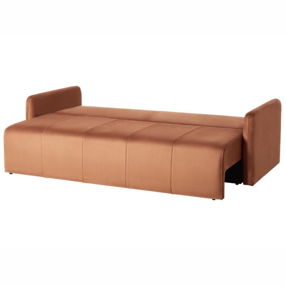 Beliani Schlafsofa aus Samtstoff Modern EGGE  