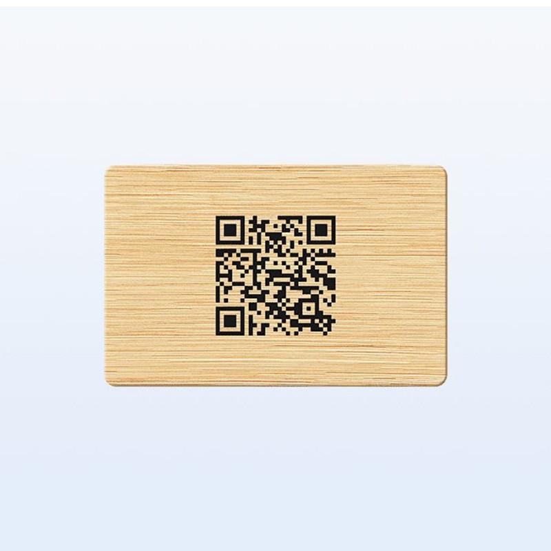 Mikamax Biglietto da Visita NFC Bambù  