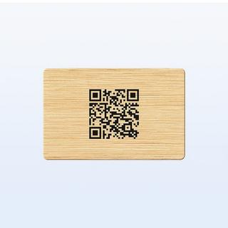 Mikamax Biglietto da Visita NFC Bambù  