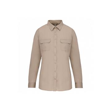 camicia da a maniche lunghe safari