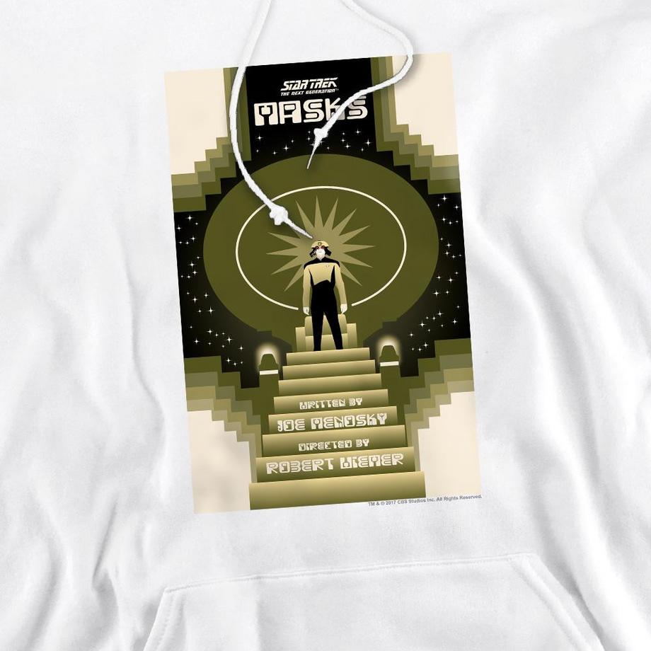 Star Trek The Next Generation Season 7 Episode 17 Felpa con cappuccio  