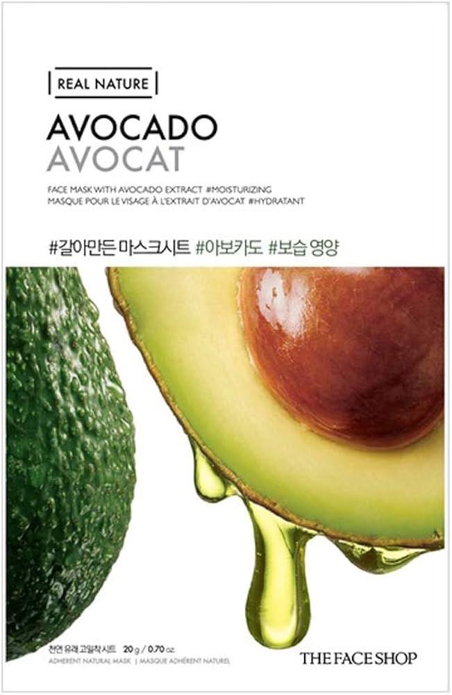 The Face Shop  Real Nature Face Mask With Avocado Extract 