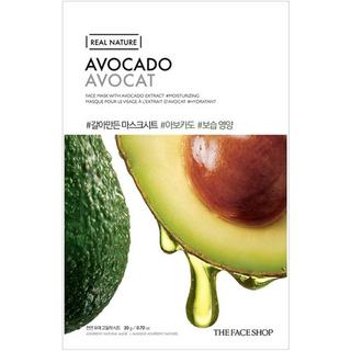 The Face Shop  Real Nature Face Mask With Avocado Extract 