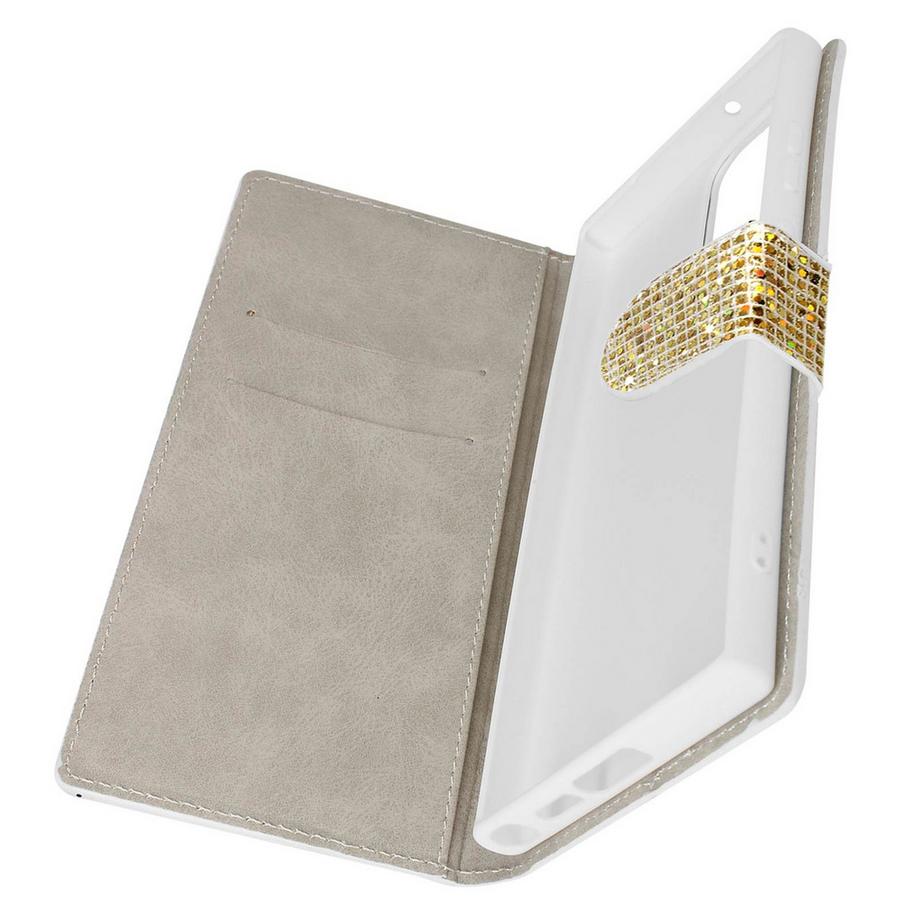 Avizar  Custodia paillette Galaxy S23 Ultra oro 