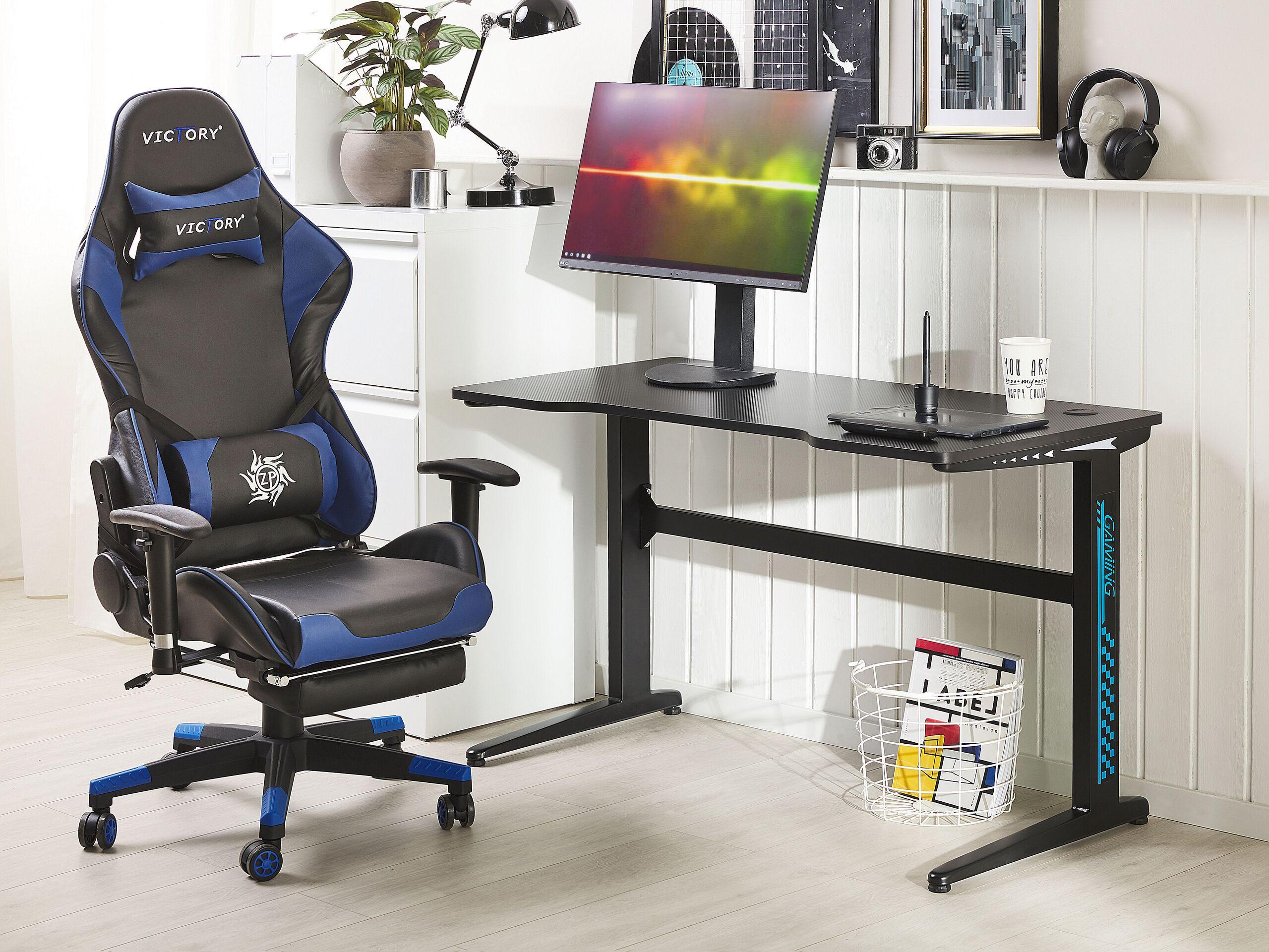 Beliani Gaming-Tisch aus MDF-Platte Modern DORAN  