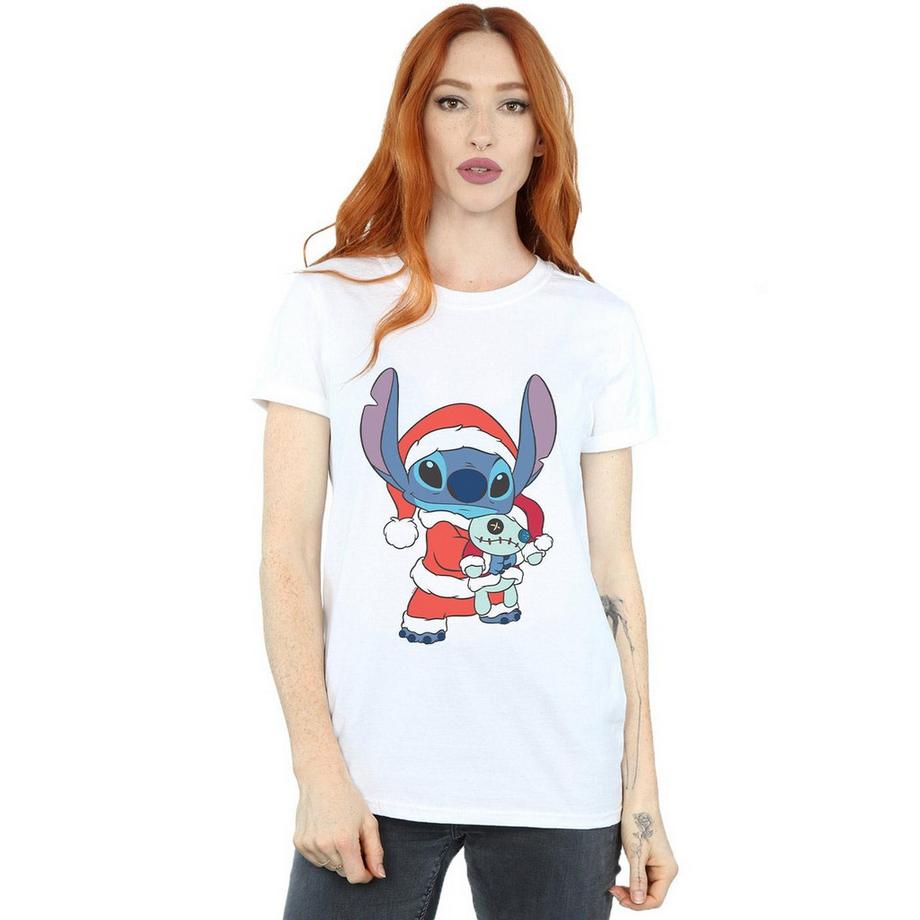 Disney Lilo e Stitch T-Shirt di Natale  