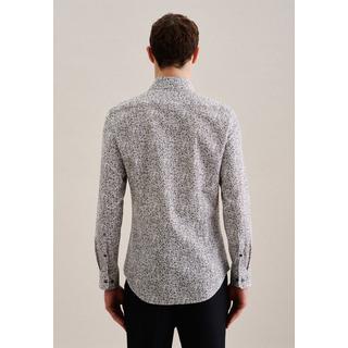 Seidensticker  Business Hemd Slim Fit Langarm Floral 