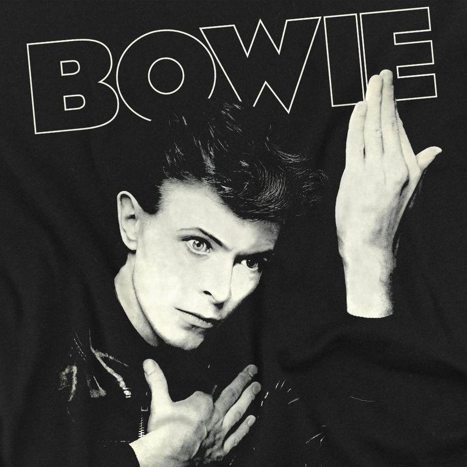 David Bowie Heroes Cover Langarm T-Shirt  