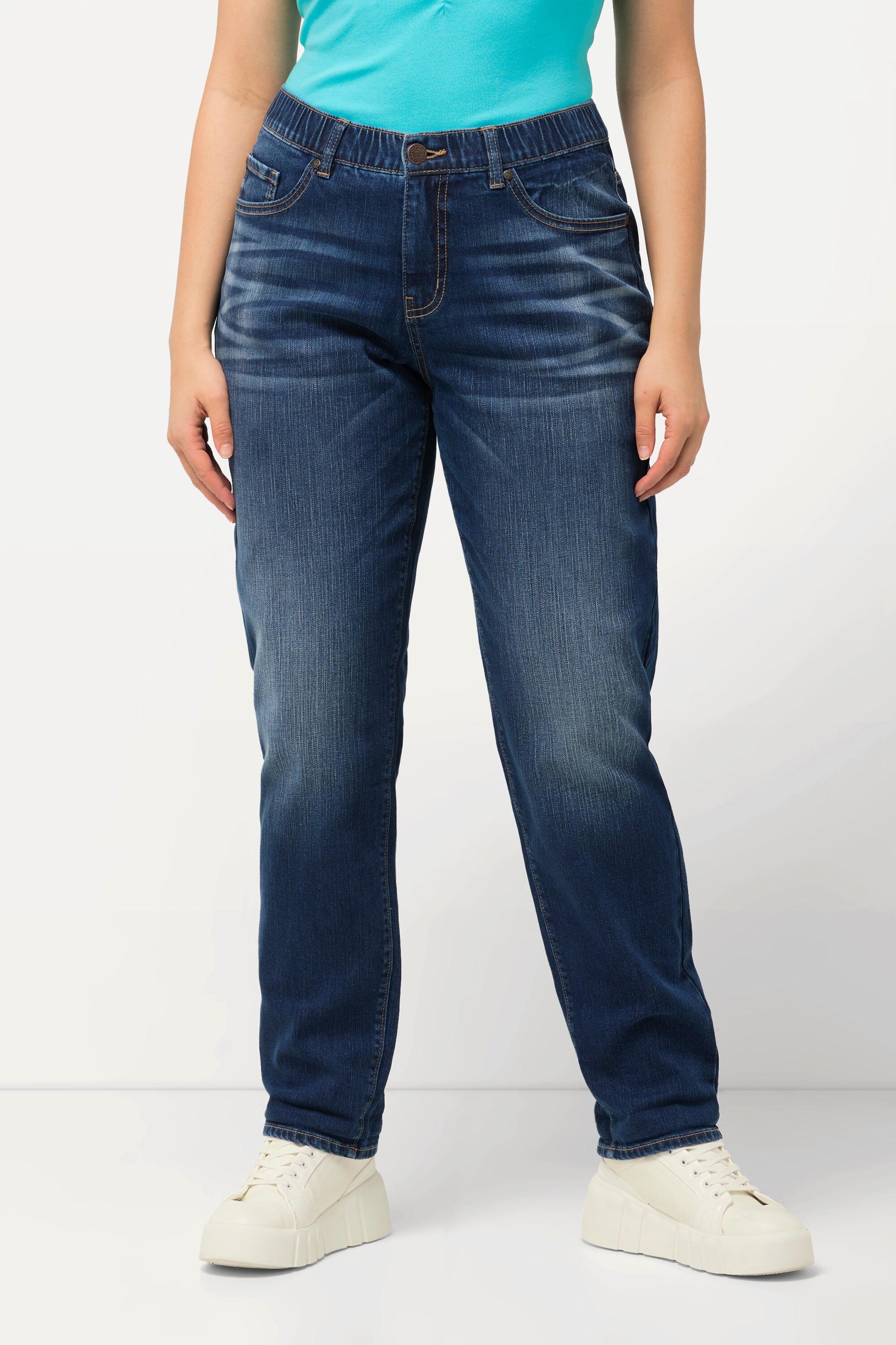 Ulla Popken  Jean boyfriend à 5 poches. Taille confortable 