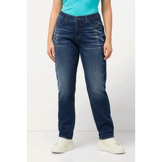 Ulla Popken  Boyfriend-Jeans, 5-Pocket-Hose, Komfortbund 