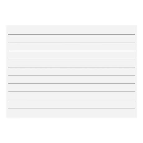 Biella Karteikarten weiss A8, liniert, 200 Stk  