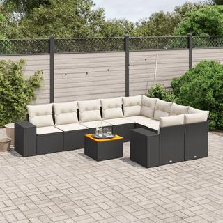 VidaXL set divano da giardino Polirattan  