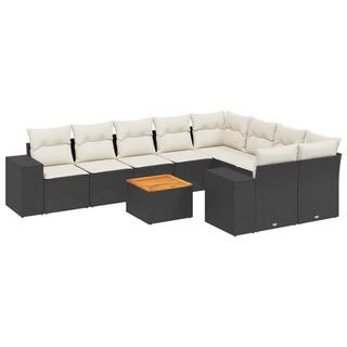 VidaXL set divano da giardino Polirattan  