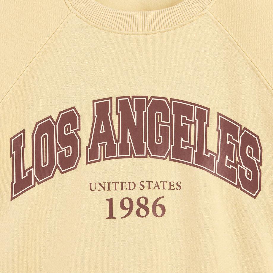 La Redoute Collections  Sweatshirt mit Rundhalsausschnitt aus Molton 