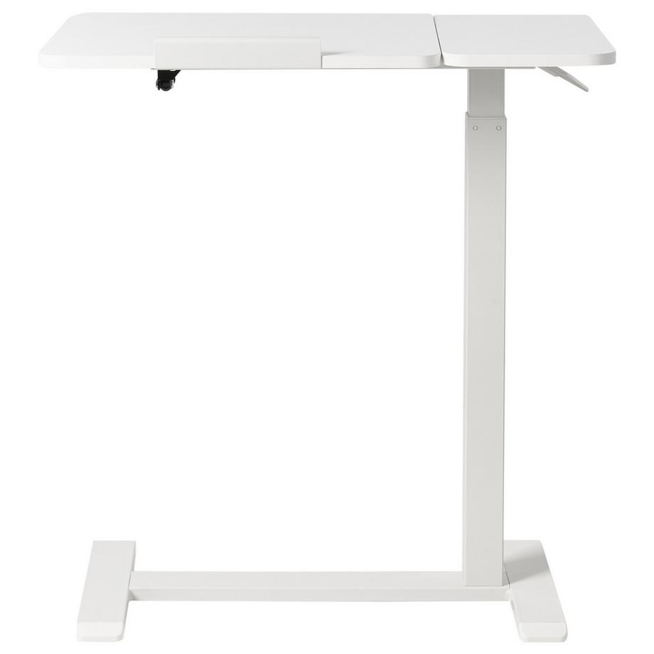 Beliani Bureau réglable manuellement en hauteur pour ordinateur portable en Panneau de particules de bois  SCHOLA  