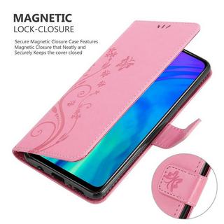 Cadorabo  Hülle für Honor 10i  20i  20 LITE  Huawei Enjoy 9S Blumen Design Magnetverschluss 