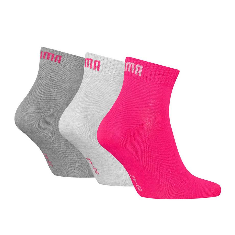 PUMA Quarter Plain 3P Socken Multipack  