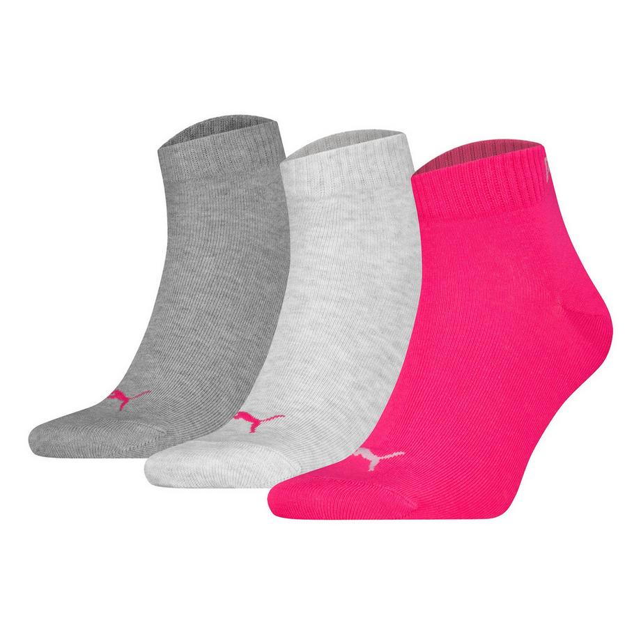 Socken  3er Pack Stretch-Quarter Plain 3P