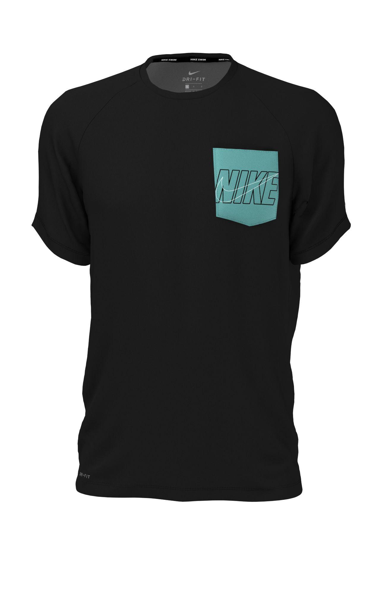 NIKE  NIKE OUTLINE LOGO SHORT SLEEVE HYDROGUARD 